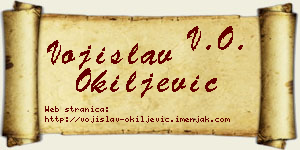 Vojislav Okiljević vizit kartica
